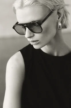 Fashion COS OKULARY PRZECIWSŁONECZNE PILOTKI