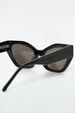 New COS OKULARY PRZECIWSŁONECZNE TYPU KOCIE OKO Czarny