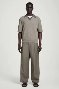 Discount COS OPENKNIT BOUCLÉ POLO SHIRT