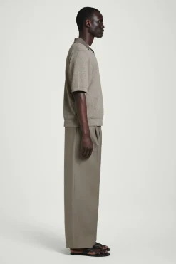 Discount COS OPENKNIT BOUCLÉ POLO SHIRT