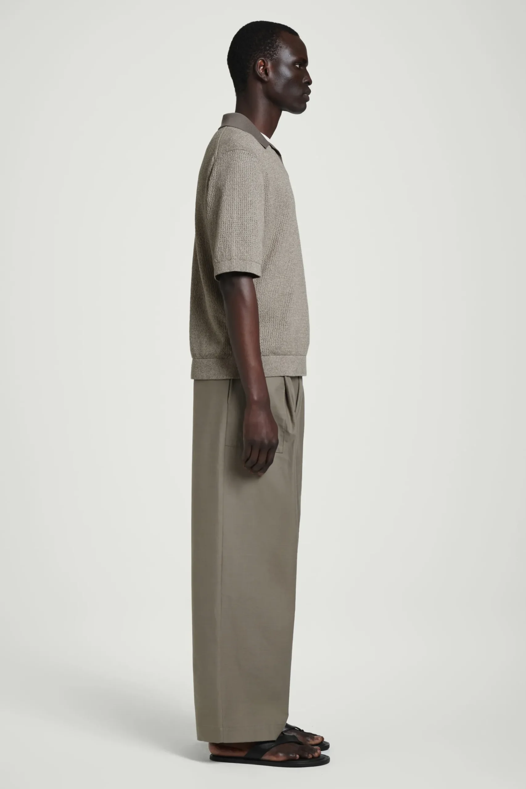 Discount COS OPENKNIT BOUCLÉ POLO SHIRT