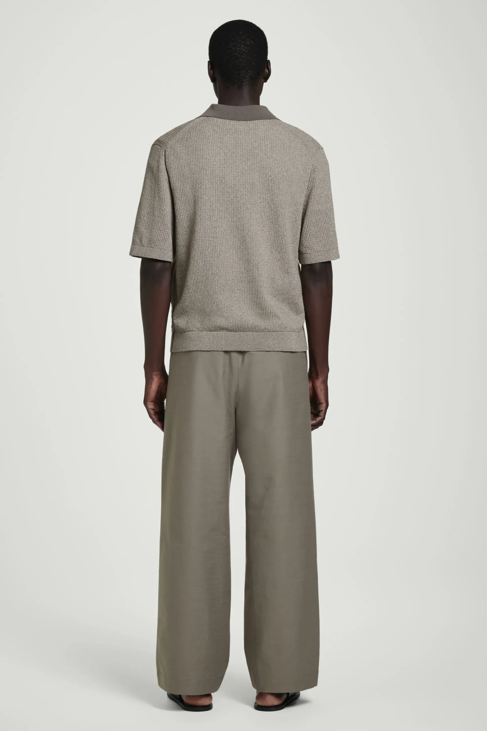 Discount COS OPENKNIT BOUCLÉ POLO SHIRT