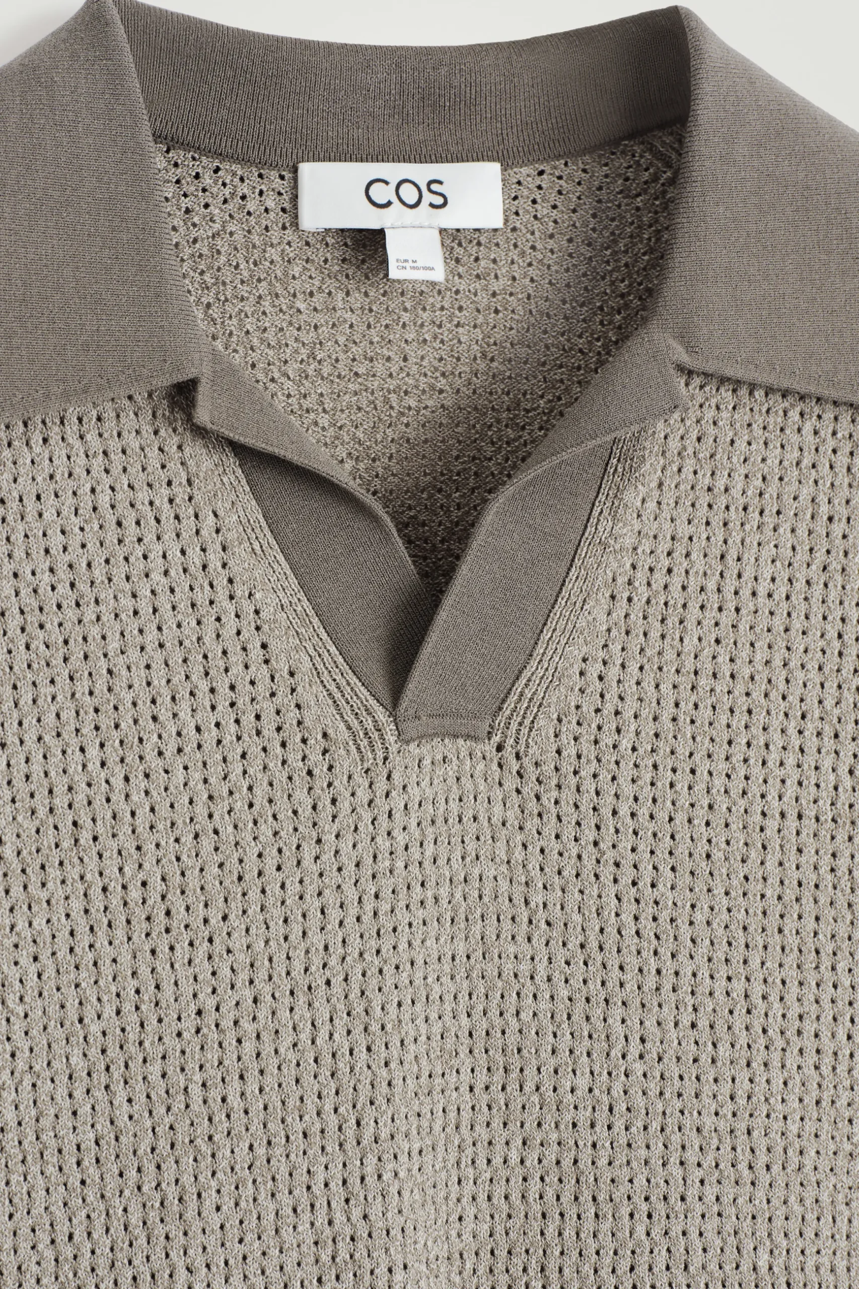 Discount COS OPENKNIT BOUCLÉ POLO SHIRT
