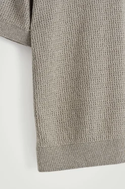 Discount COS OPENKNIT BOUCLÉ POLO SHIRT