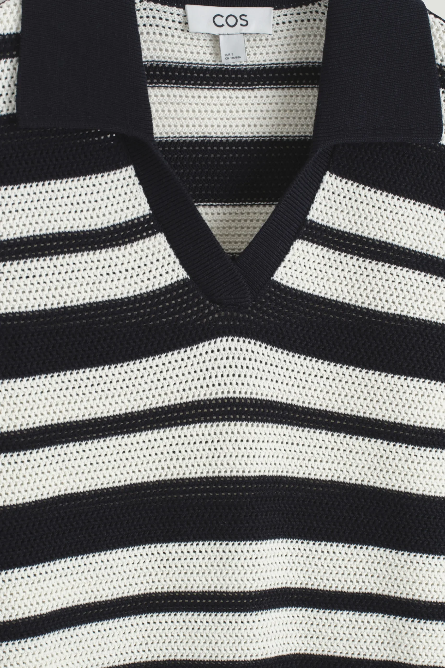New COS OPENKNIT POLO MINI DRESS
