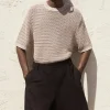 Hot COS OPENKNIT TSHIRT