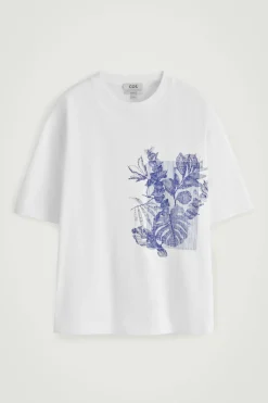 Discount COS OVERSIZED GRAPHIC TSHIRT