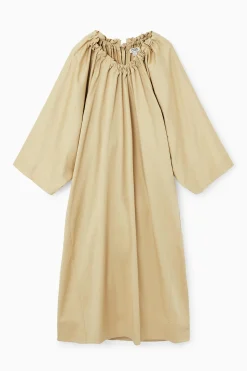 Online COS OVERSIZE'OWA BAWEŁNIANA SUKIENKA MIDI