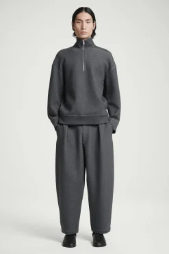 New COS OVERSIZE'OWA BLUZA Z DŻERSEJU Z PIANKI NEOPRENOWEJ