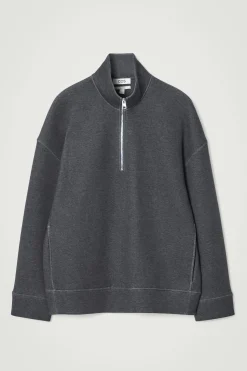 New COS OVERSIZE'OWA BLUZA Z DŻERSEJU Z PIANKI NEOPRENOWEJ