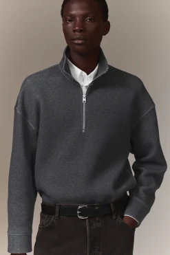 New COS OVERSIZE'OWA BLUZA Z DŻERSEJU Z PIANKI NEOPRENOWEJ