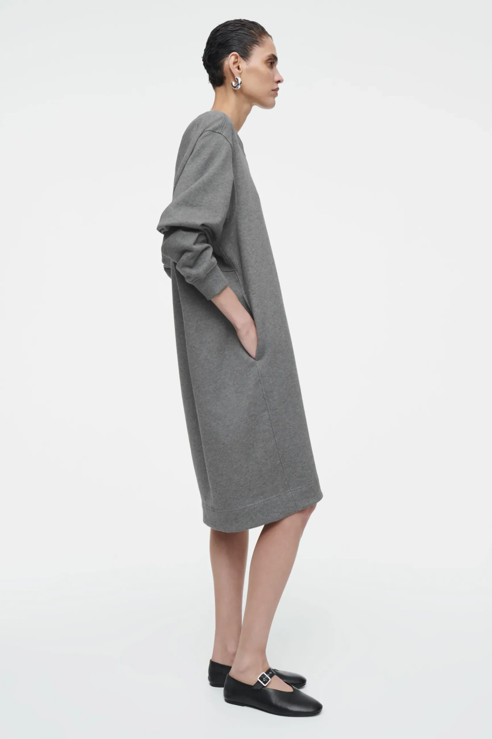 Hot COS OVERSIZE'OWA DRESOWA SUKIENKA MIDI