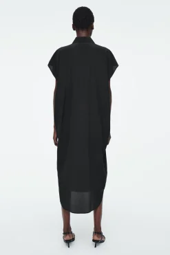Sale COS OVERSIZE'OWA JEDWABNA SZMIZJERKA MIDI