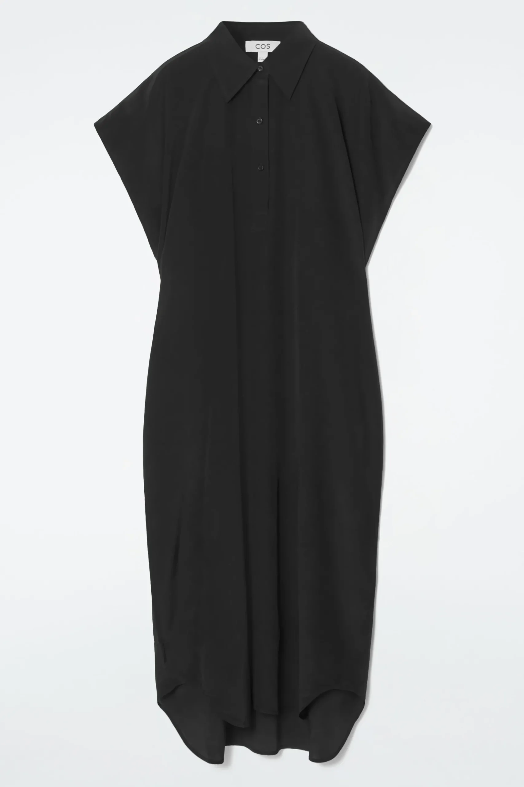 Sale COS OVERSIZE'OWA JEDWABNA SZMIZJERKA MIDI
