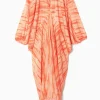 Sale COS OVERSIZE'OWA KAFTANOWA SUKIENKA Z JEDWABIEM