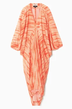 Sale COS OVERSIZE'OWA KAFTANOWA SUKIENKA Z JEDWABIEM
