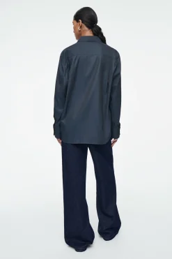Fashion COS OVERSIZE'OWA KOSZULA Z DIAGONALU