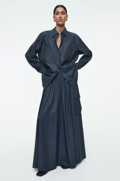 Fashion COS OVERSIZE'OWA KOSZULA Z DIAGONALU