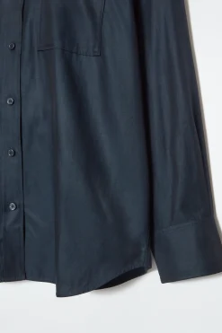 Fashion COS OVERSIZE'OWA KOSZULA Z DIAGONALU