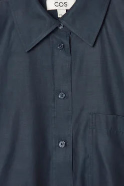 Fashion COS OVERSIZE'OWA KOSZULA Z DIAGONALU