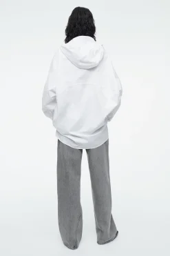 Hot COS OVERSIZE'OWA KOSZULA Z KAPTUREM