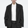 New COS OVERSIZE'OWA MARYNARKA Z SZEROKIMI RAMIONAMI