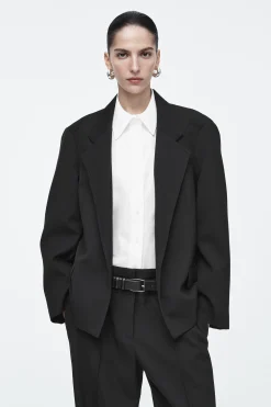 New COS OVERSIZE'OWA MARYNARKA Z SZEROKIMI RAMIONAMI