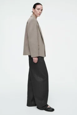 Fashion COS OVERSIZE'OWA MARYNARKA Z SZEROKIMI RAMIONAMI