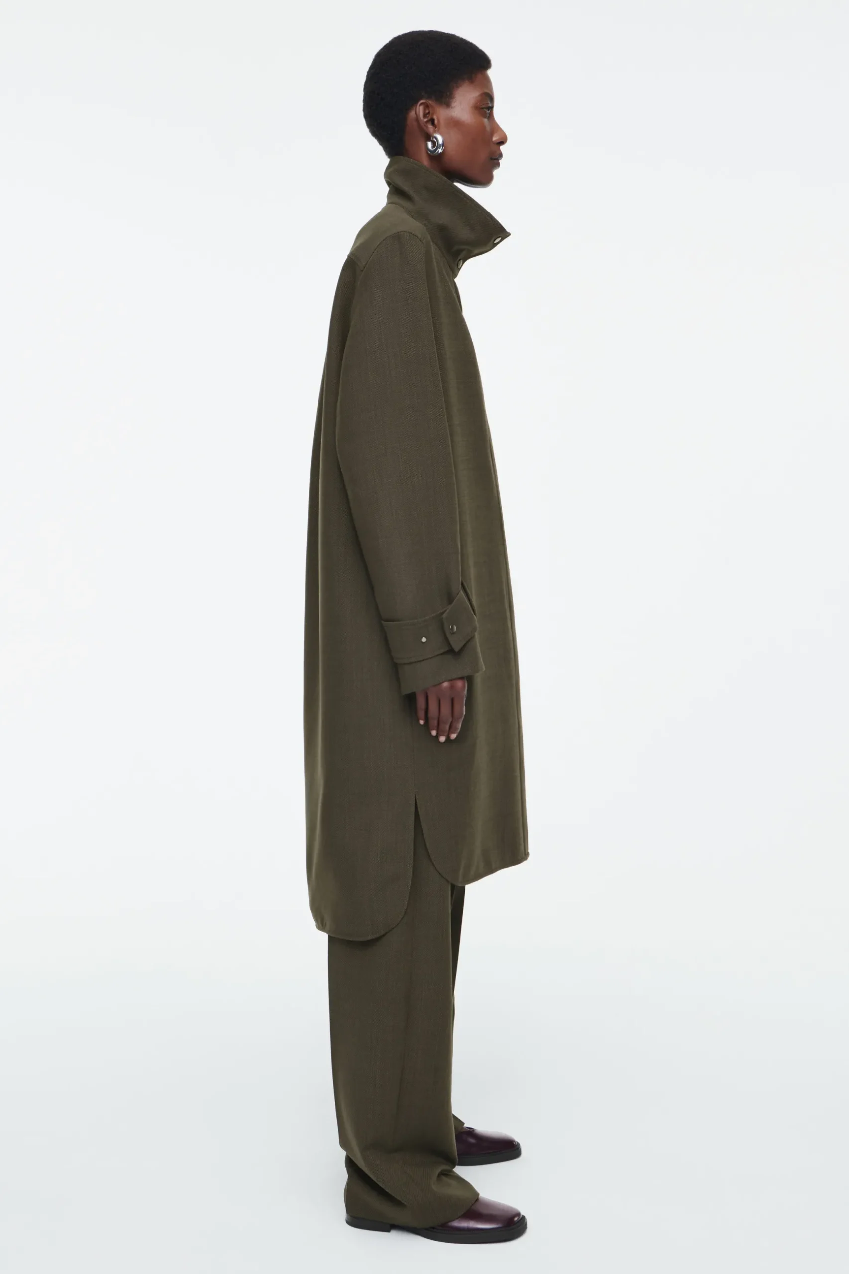 Hot COS OVERSIZE'OWA SZMIZJERKA Z MIESZANKI Z WEŁNĄ
