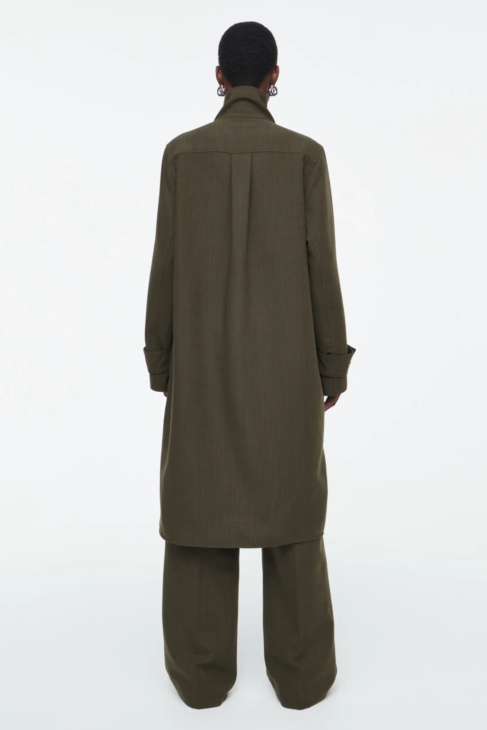 Hot COS OVERSIZE'OWA SZMIZJERKA Z MIESZANKI Z WEŁNĄ