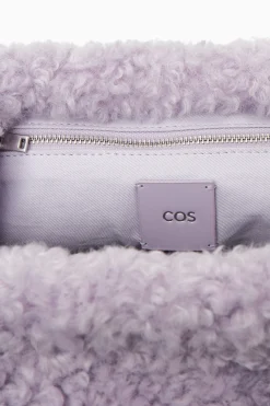Hot COS OVERSIZE'OWA USZTYWNIANIA KOPERTÓWKA Z MISIA Liliowy