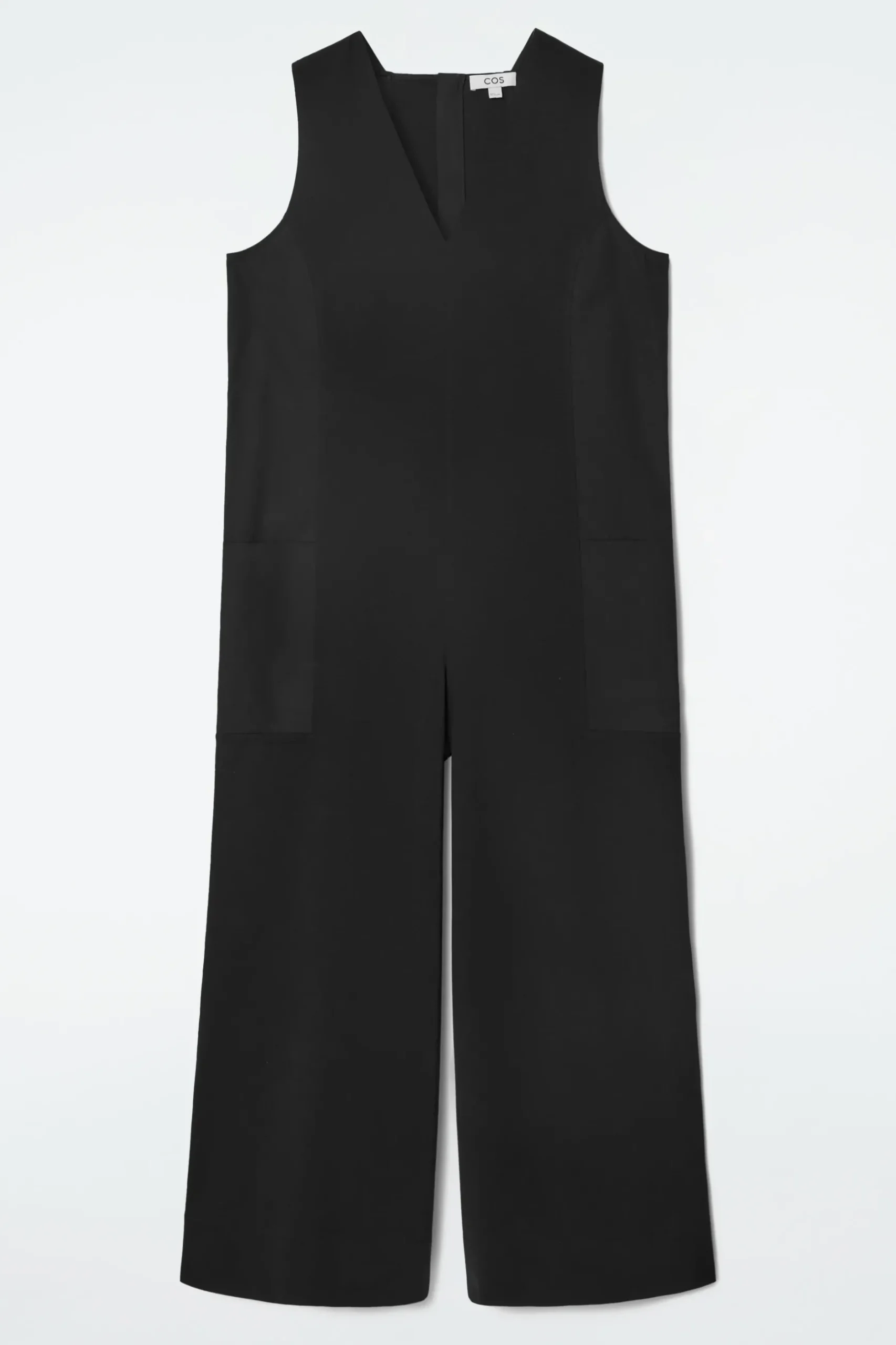 Fashion COS OVERSIZE'OWY KOMBINEZON Z DEKOLTEM W SEREK
