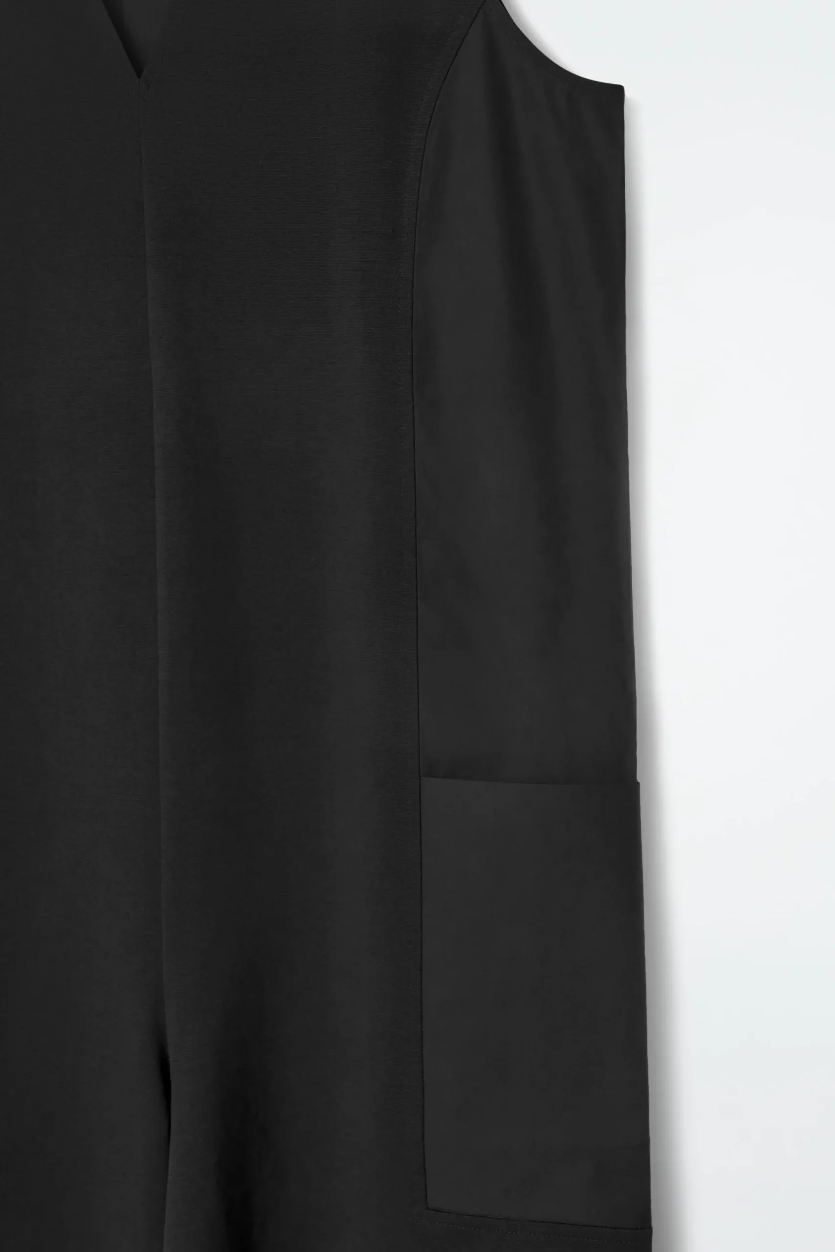 Fashion COS OVERSIZE'OWY KOMBINEZON Z DEKOLTEM W SEREK