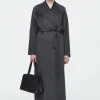 Discount COS OVERSIZE'OWY PŁASZCZ Z DWUSTRONNEGO MATERIAŁU