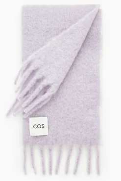 Sale COS OVERSIZE'OWY SZALIK Z MIESZANKI Z MOHEREM
