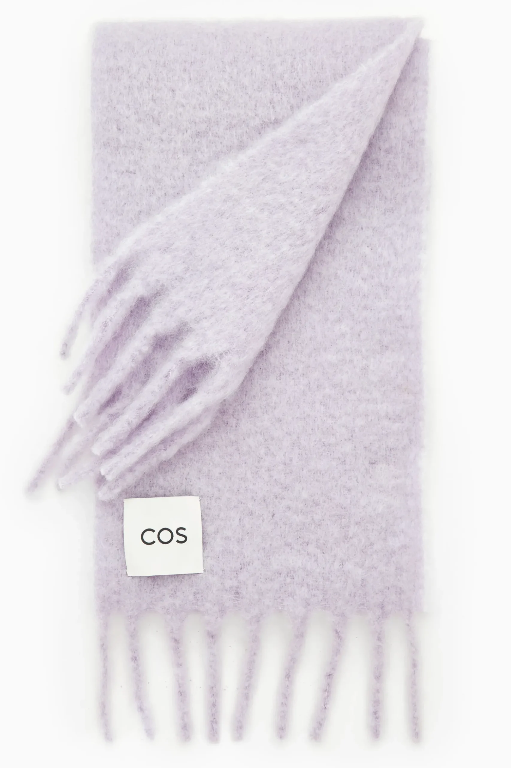 Sale COS OVERSIZE'OWY SZALIK Z MIESZANKI Z MOHEREM
