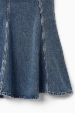 Fashion COS PANELOWA ROZSZERZANA SPÓDNICA DŻINSOWA