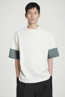 Fashion COS PANELOWY T-SHIRT OVERSIZE