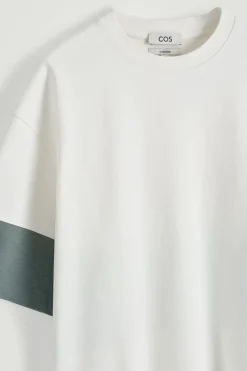 Fashion COS PANELOWY T-SHIRT OVERSIZE
