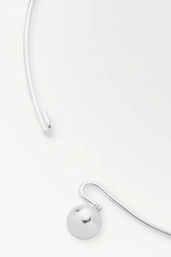 Sale COS PASEK ZE SFERYCZNYM DETALEM Srebrzysty