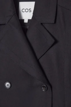 Fashion COS PŁASZCZ MARYNARSKI Z WEŁNĄ – RELAXED FIT
