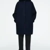 Best COS PŁASZCZ Z DWUSTRONNEJ WEŁNY – OVERSIZED FIT
