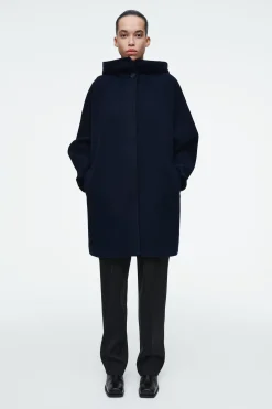 Best COS PŁASZCZ Z DWUSTRONNEJ WEŁNY – OVERSIZED FIT