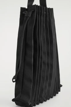 Hot COS PŁÓCIENNA TOREBKA „ACCORDION” TYPU TOTE Czarny
