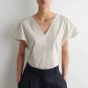 Best COS PETALSLEEVE COTTON TOP