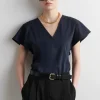 Fashion COS PETALSLEEVE COTTON TOP