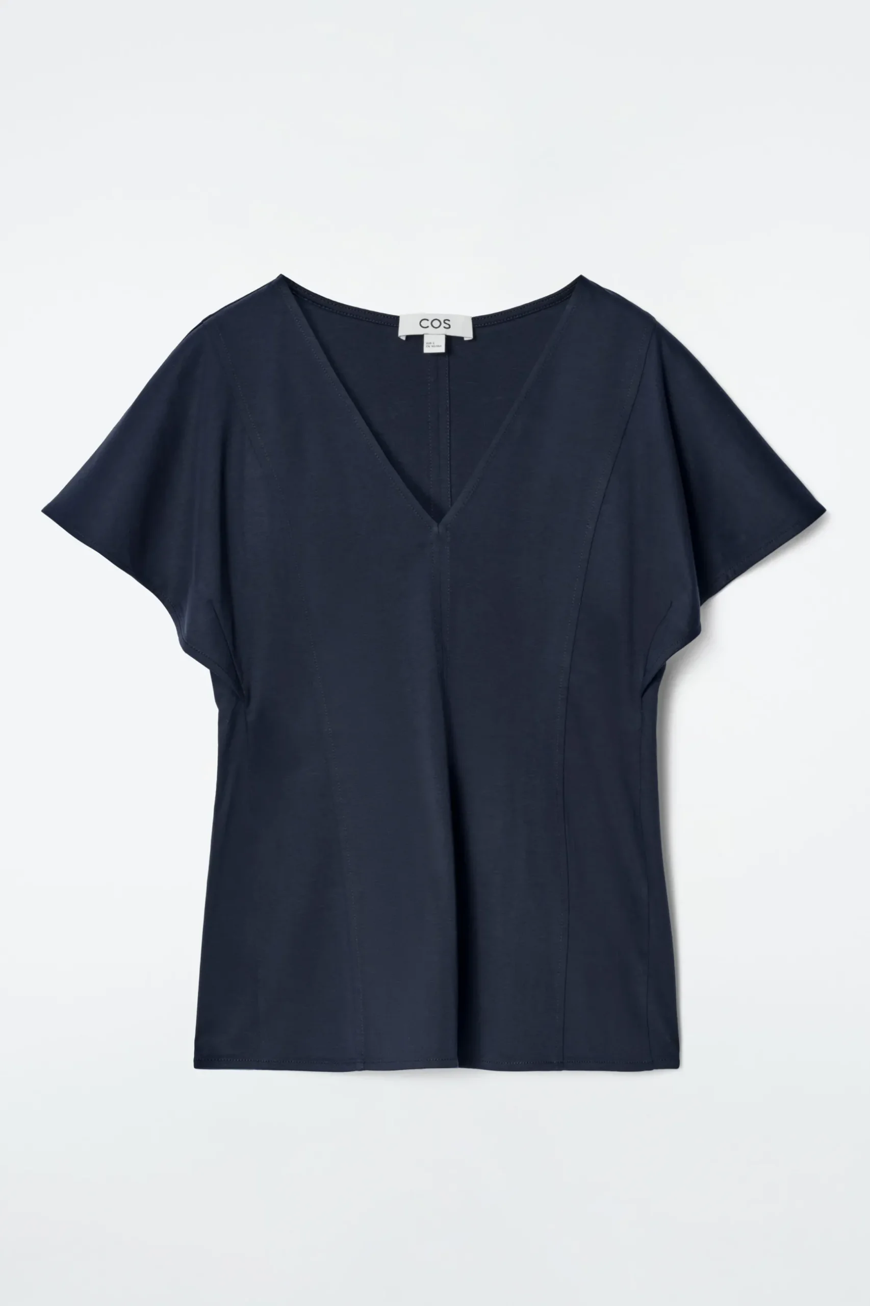 Fashion COS PETALSLEEVE COTTON TOP
