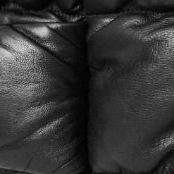 New COS PIKOWANA KOPERTÓWKA „PILLOW” ZE SKÓRY Czarny