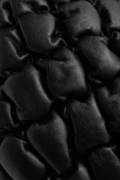 Fashion COS PIKOWANA TORBA MINI - SKÓRA Czarny