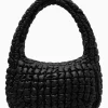 Discount COS PIKOWANA TOREBKA CROSSBODY OVERSIZE - SKÓRZANA Czarny